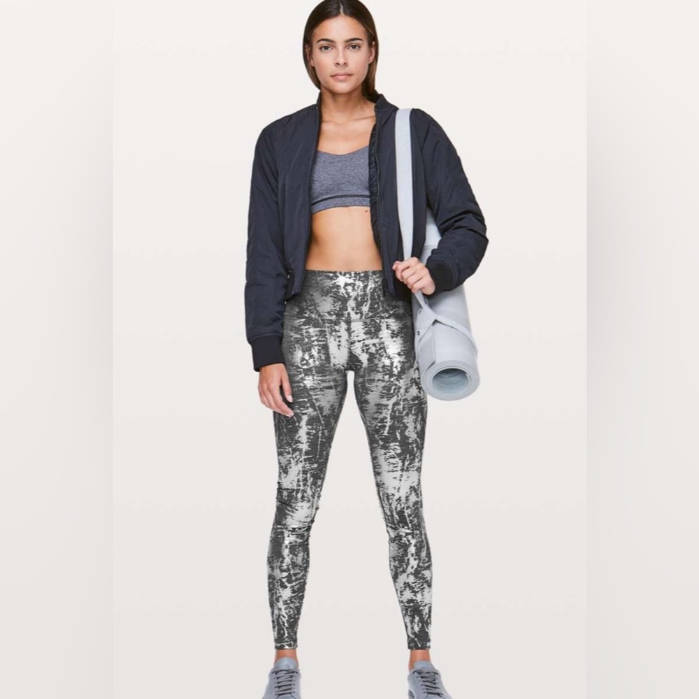 Lululemon Wunder Under Hi-Rise Tight *Brindle Foil 28"